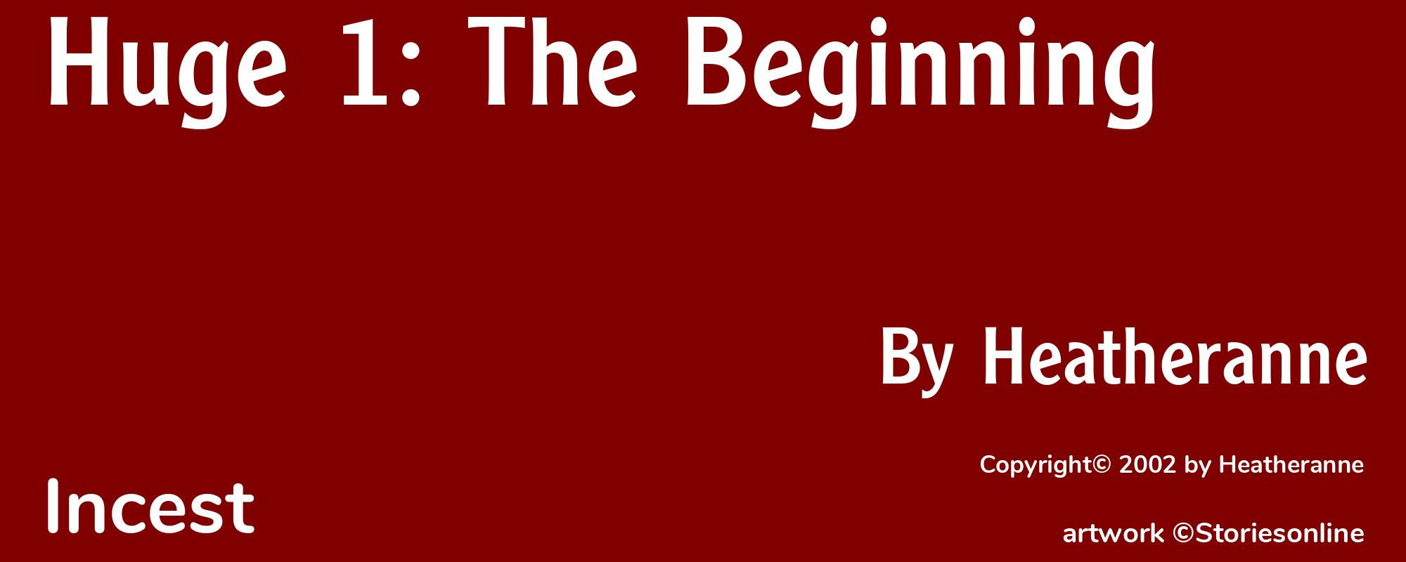 Huge 1: The Beginning - Cover
