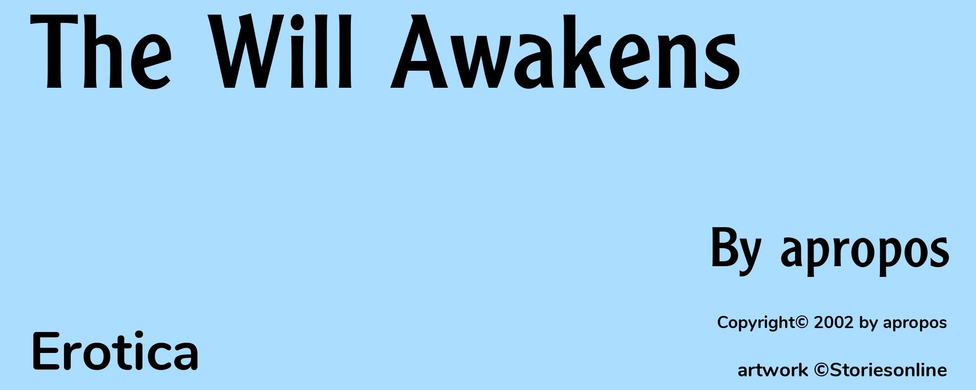 The Will Awakens - Cover