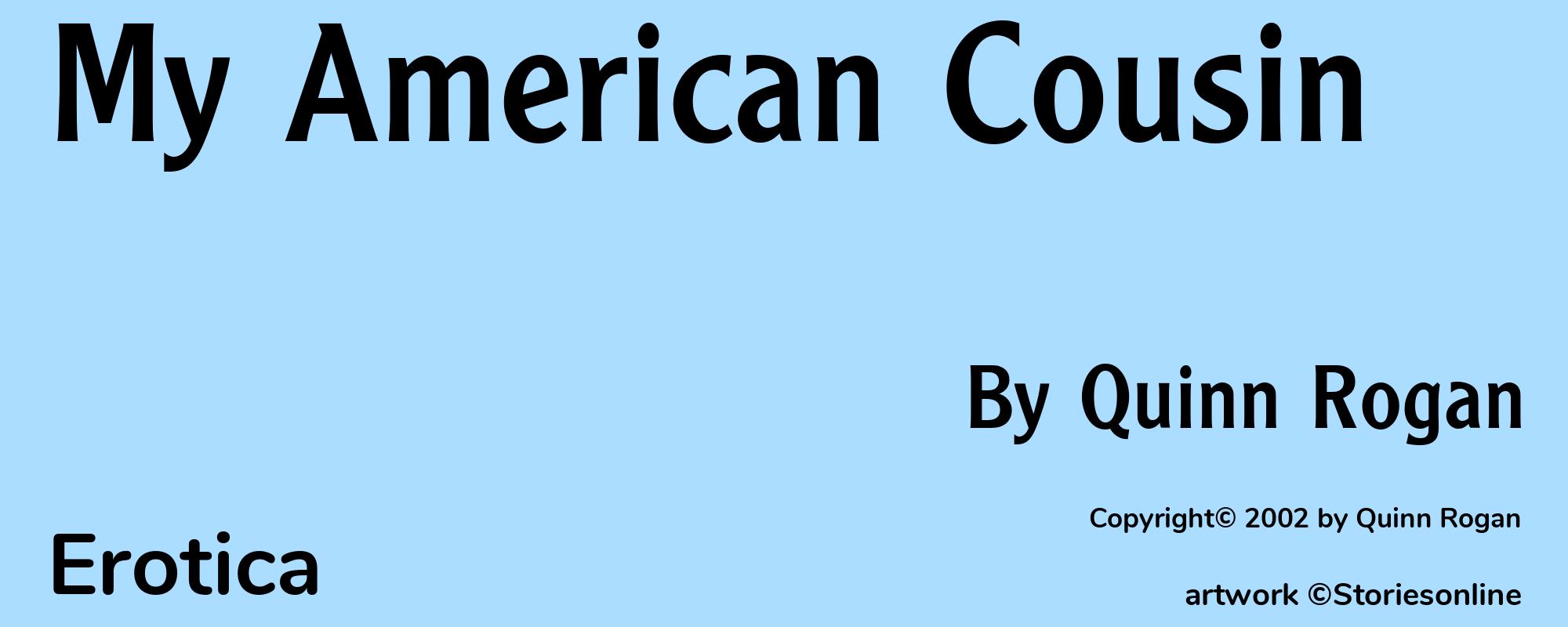 My American Cousin - Cover
