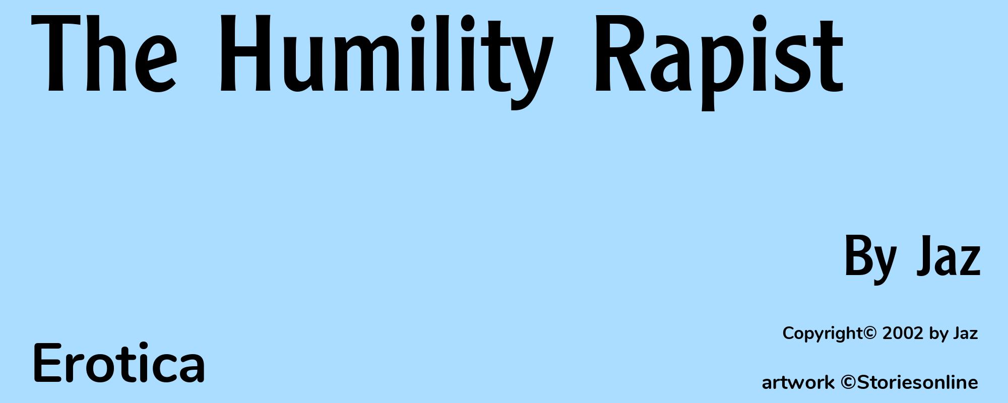 The Humility Rapist - Cover