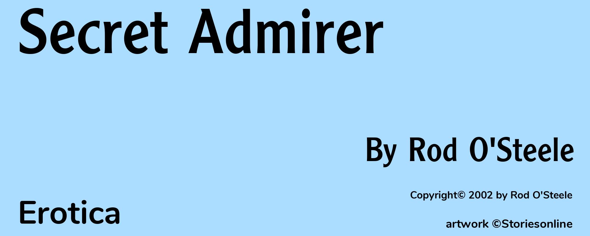 Secret Admirer - Cover