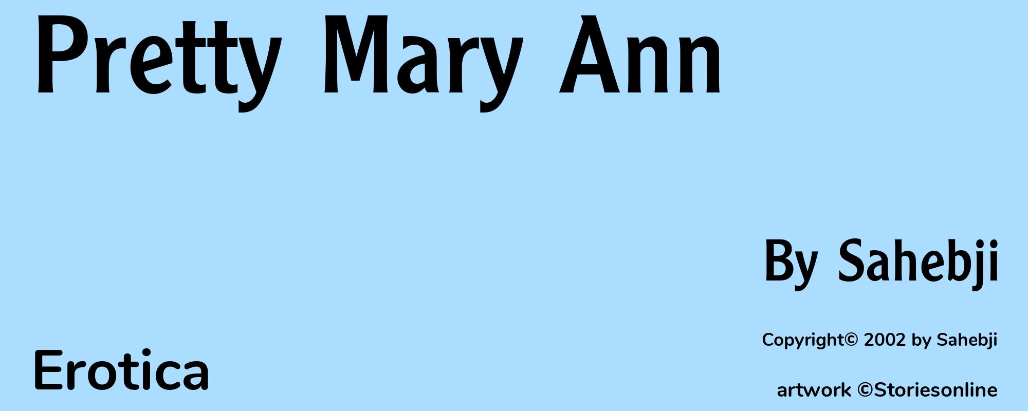 Pretty Mary Ann - Cover