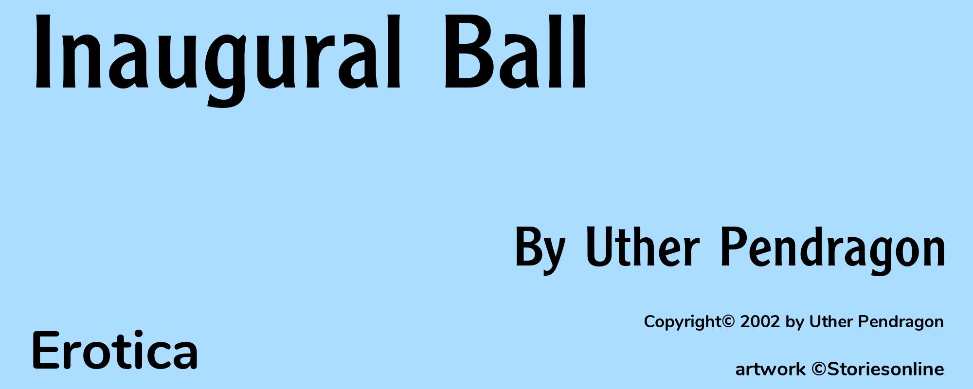 Inaugural Ball - Cover