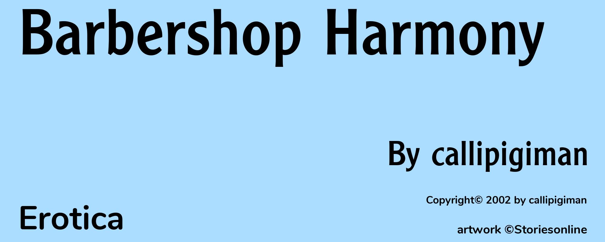 Barbershop Harmony - Cover