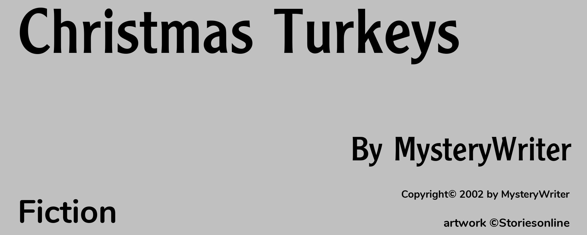 Christmas Turkeys - Cover