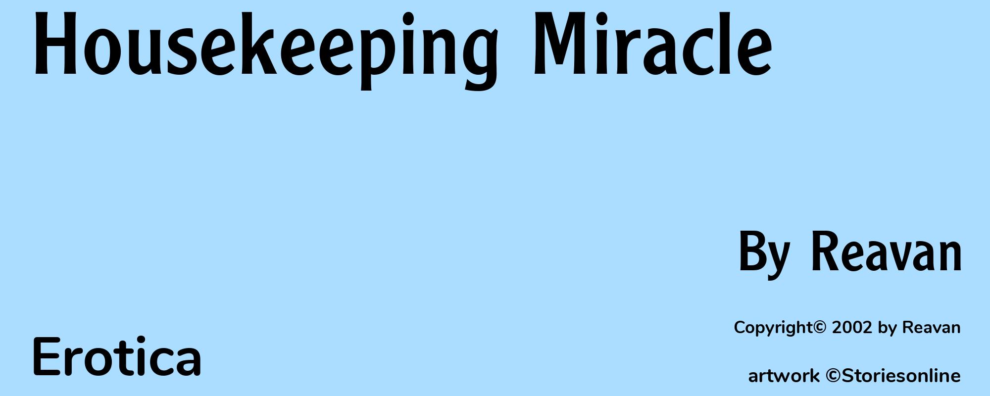 Housekeeping Miracle - Cover