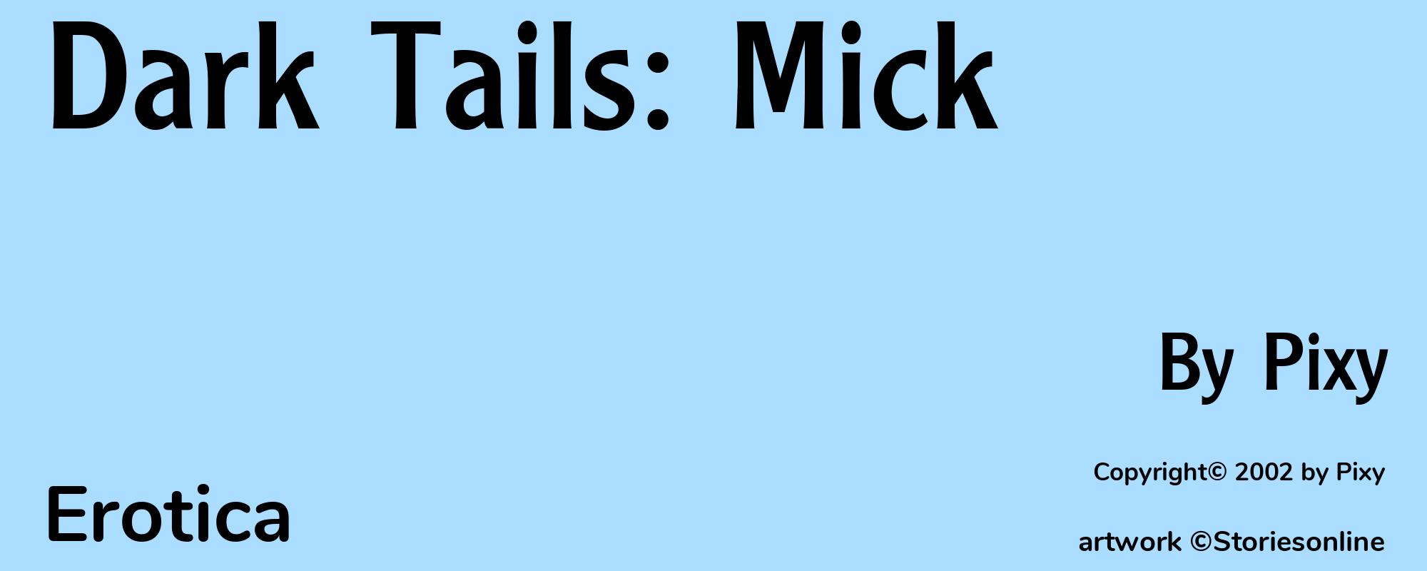 Dark Tails: Mick - Cover
