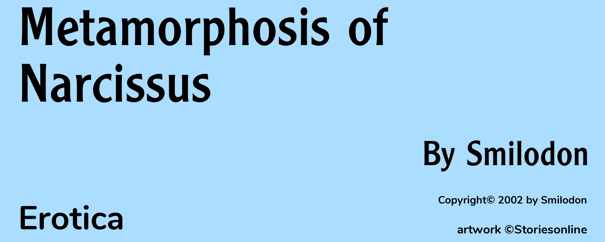 Metamorphosis of Narcissus - Cover