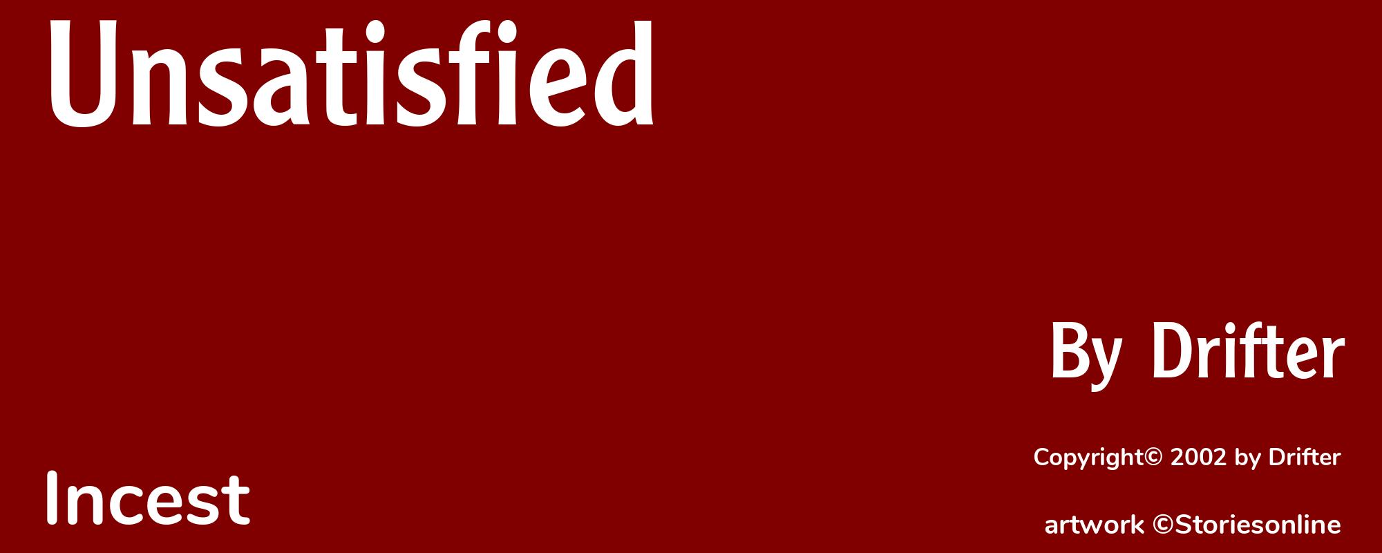 Unsatisfied - Cover