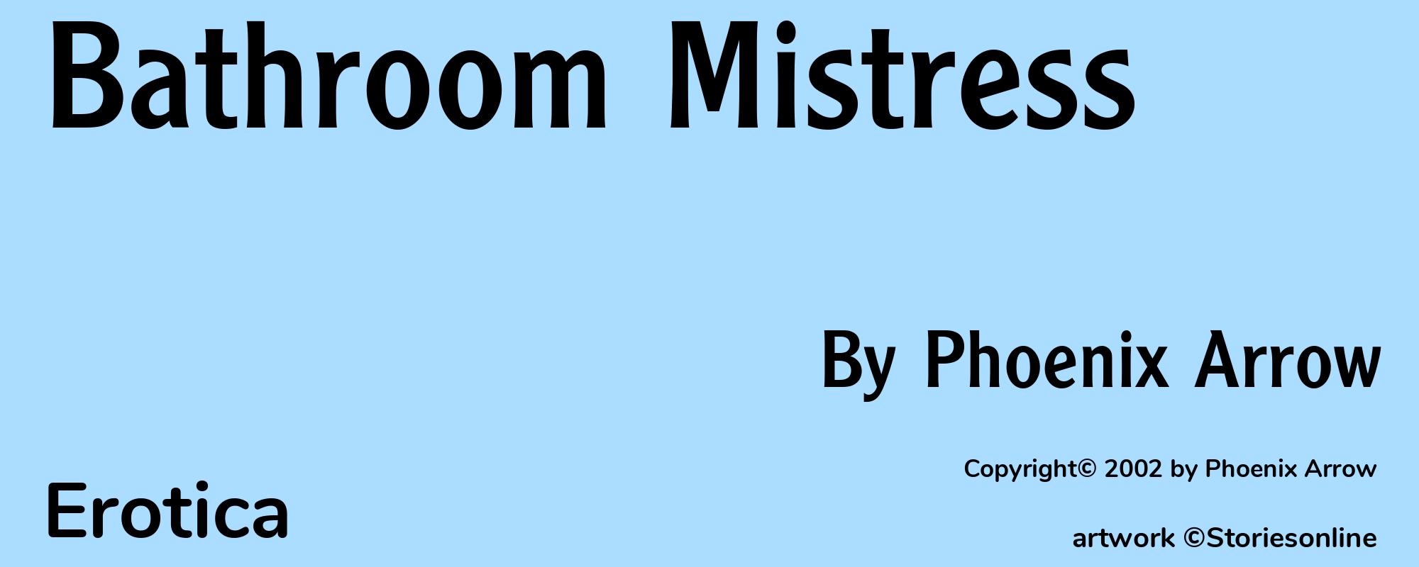 Bathroom Mistress - Cover