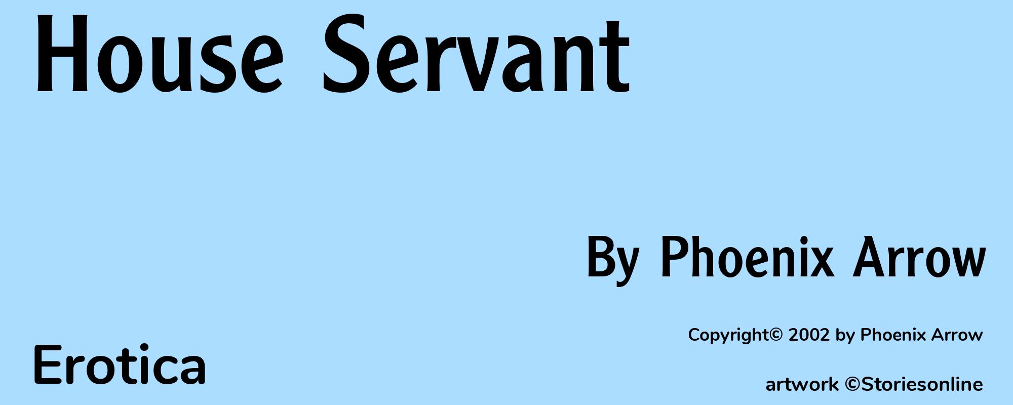 House Servant - Cover