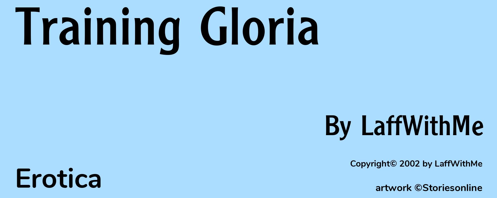 Training Gloria - Cover