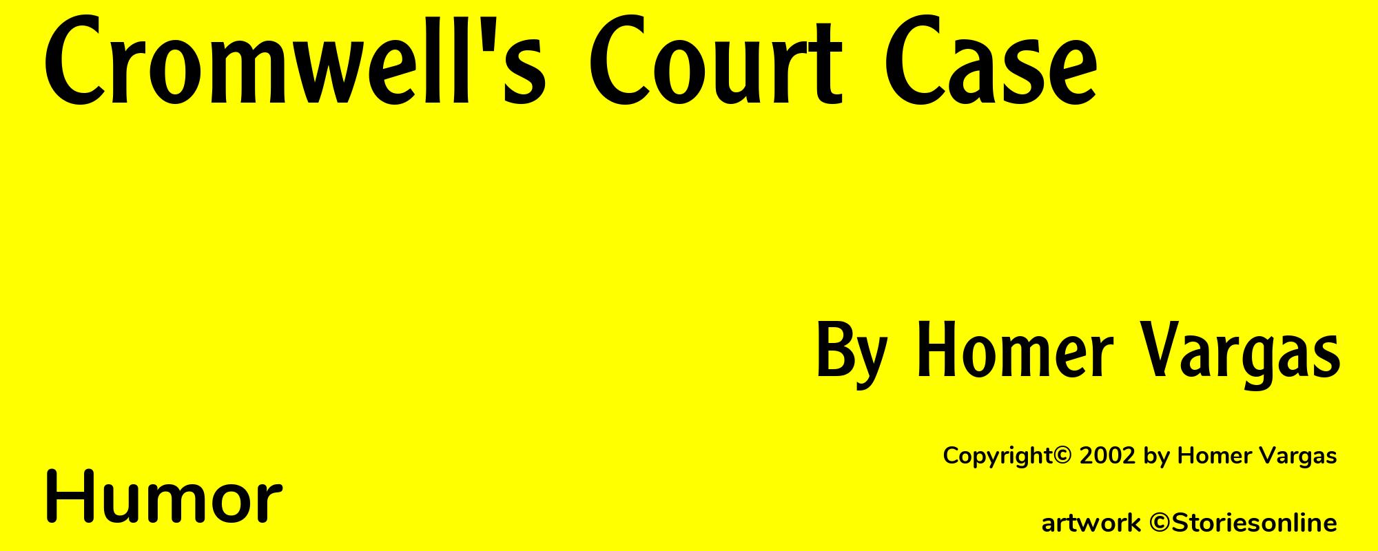 Cromwell's Court Case - Cover
