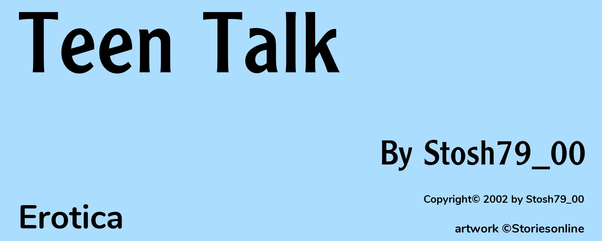 Teen Talk - Cover
