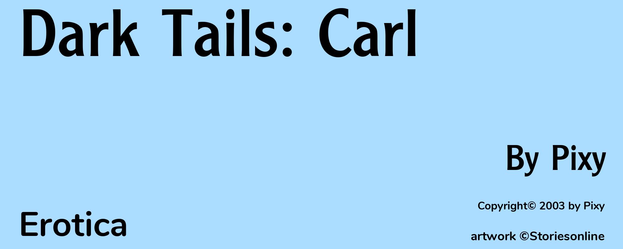 Dark Tails: Carl - Cover