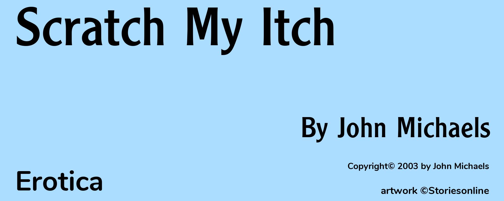 Scratch My Itch - Cover