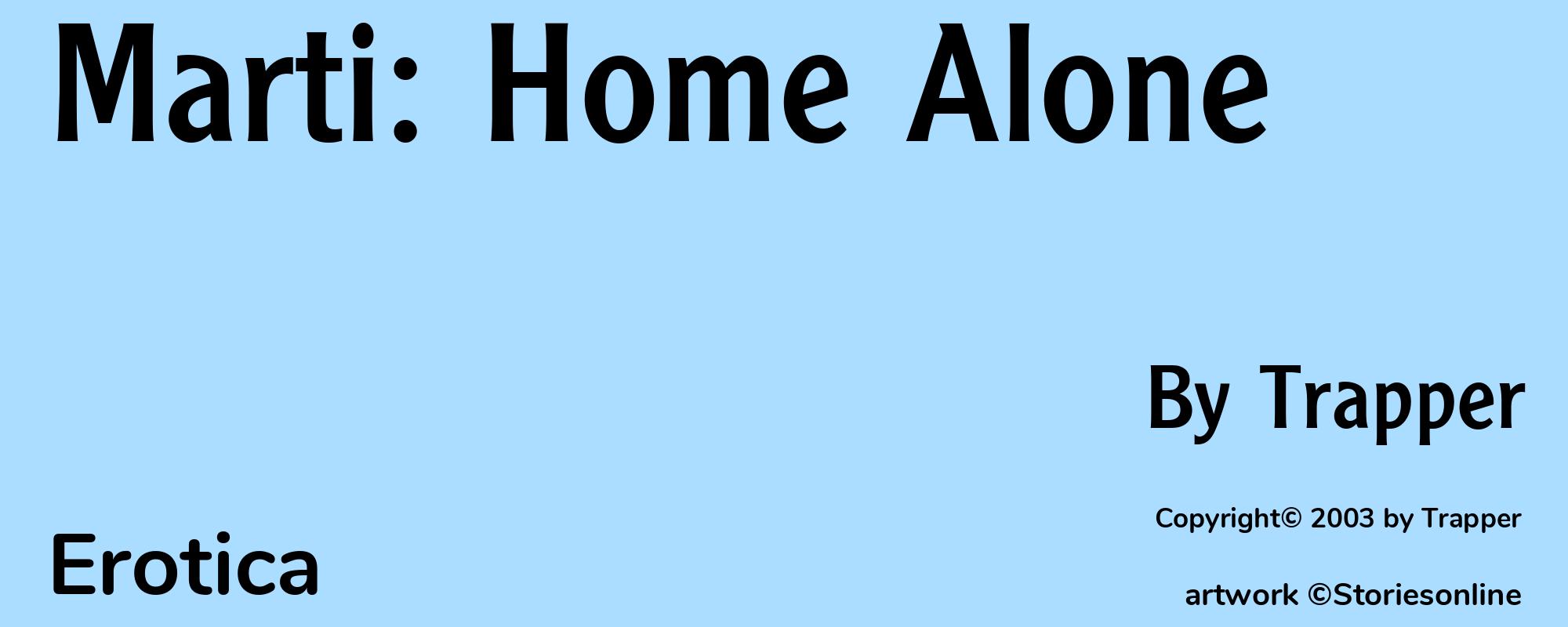 Marti: Home Alone - Cover