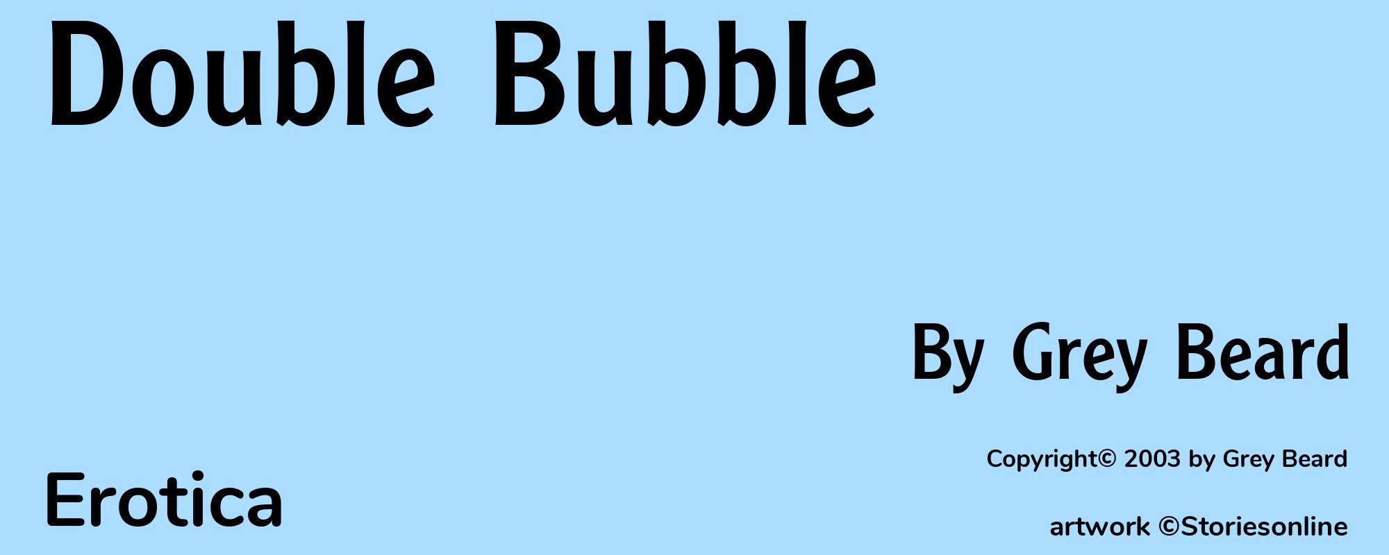 Double Bubble - Cover