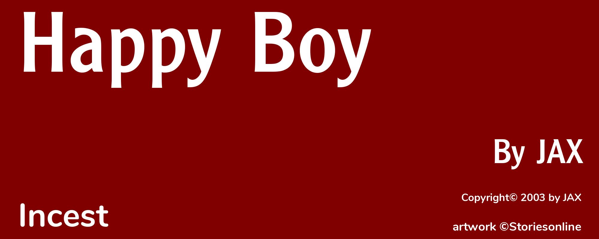 Happy Boy - Cover