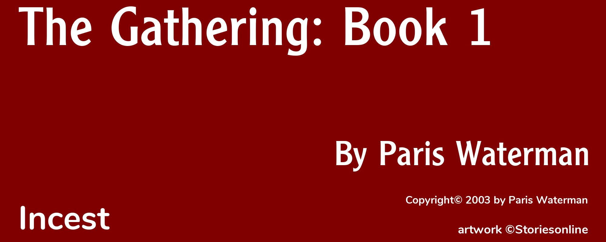 The Gathering: Book 1 - Cover