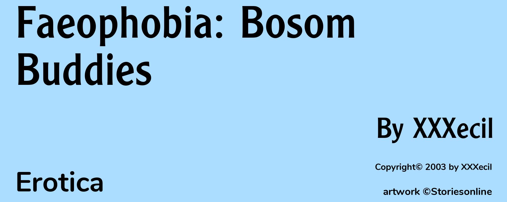Faeophobia: Bosom Buddies - Cover