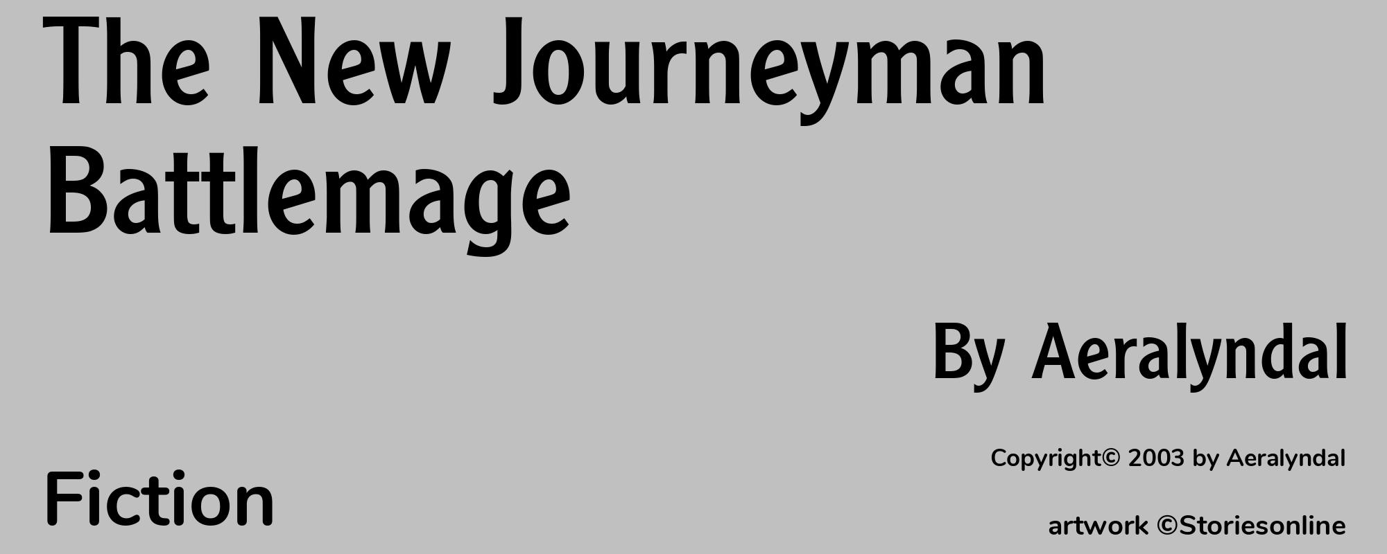 The New Journeyman Battlemage - Cover