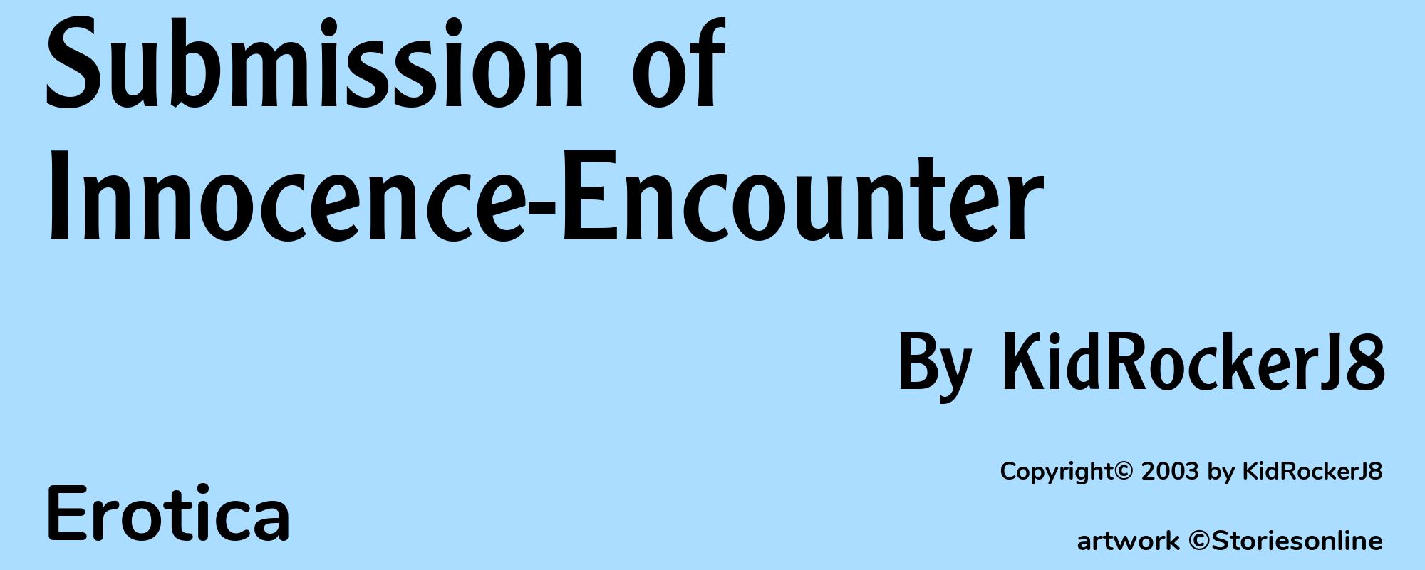 Submission of Innocence-Encounter - Cover