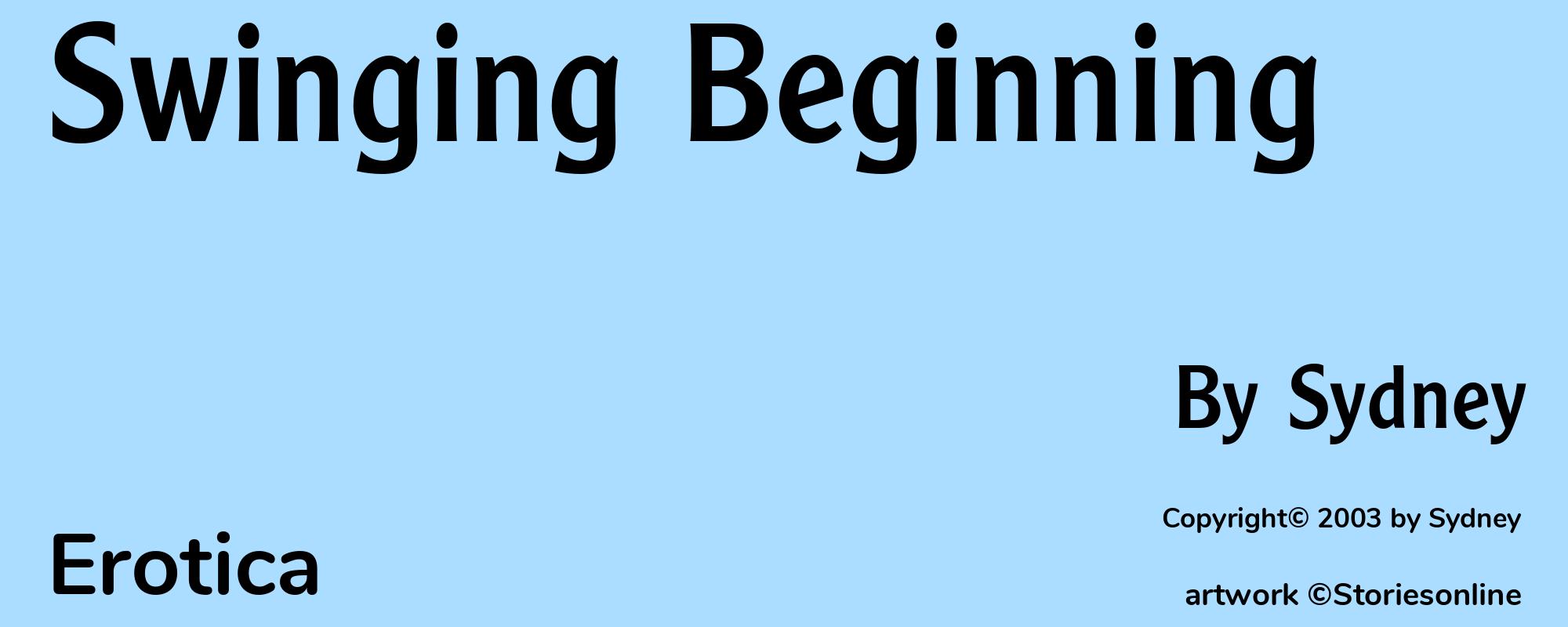 Swinging Beginning - Cover