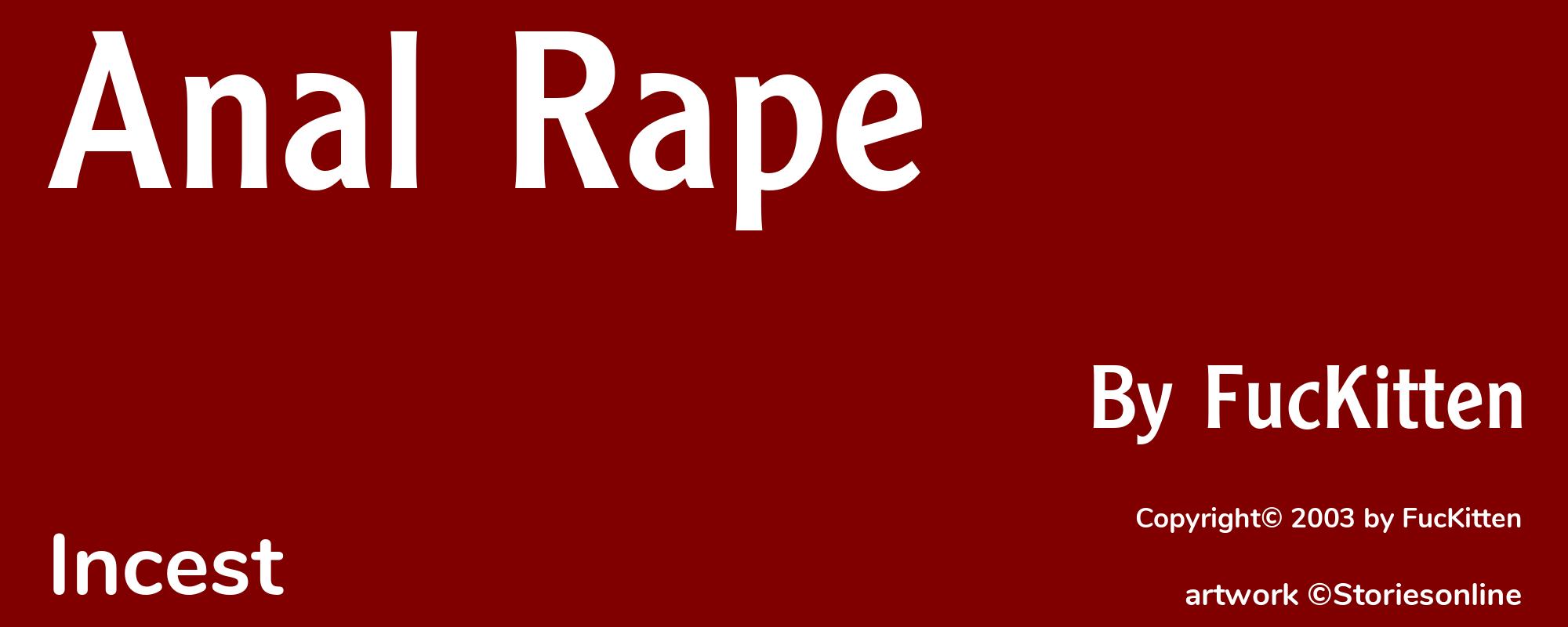 Anal Rape - Cover
