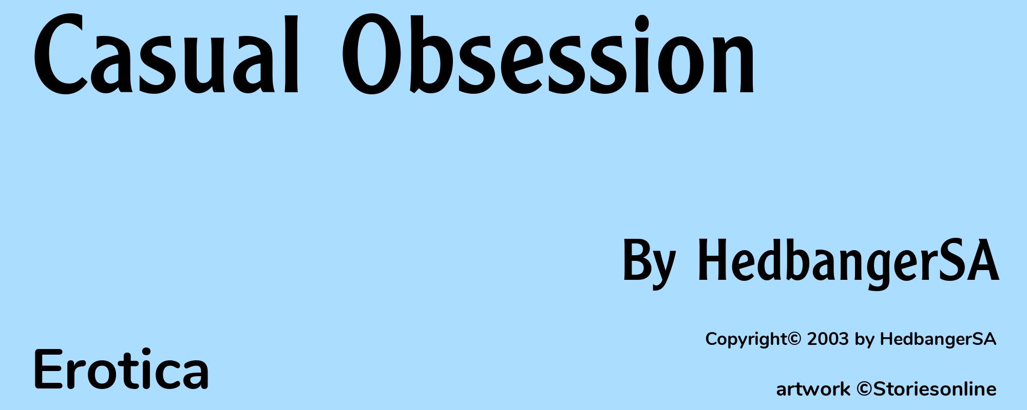 Casual Obsession - Cover