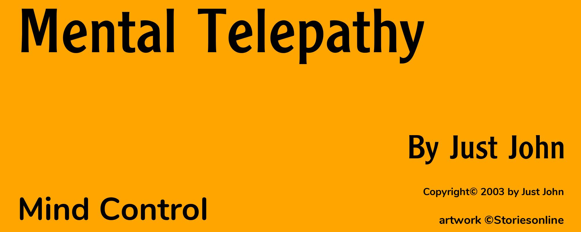 Mental Telepathy - Cover