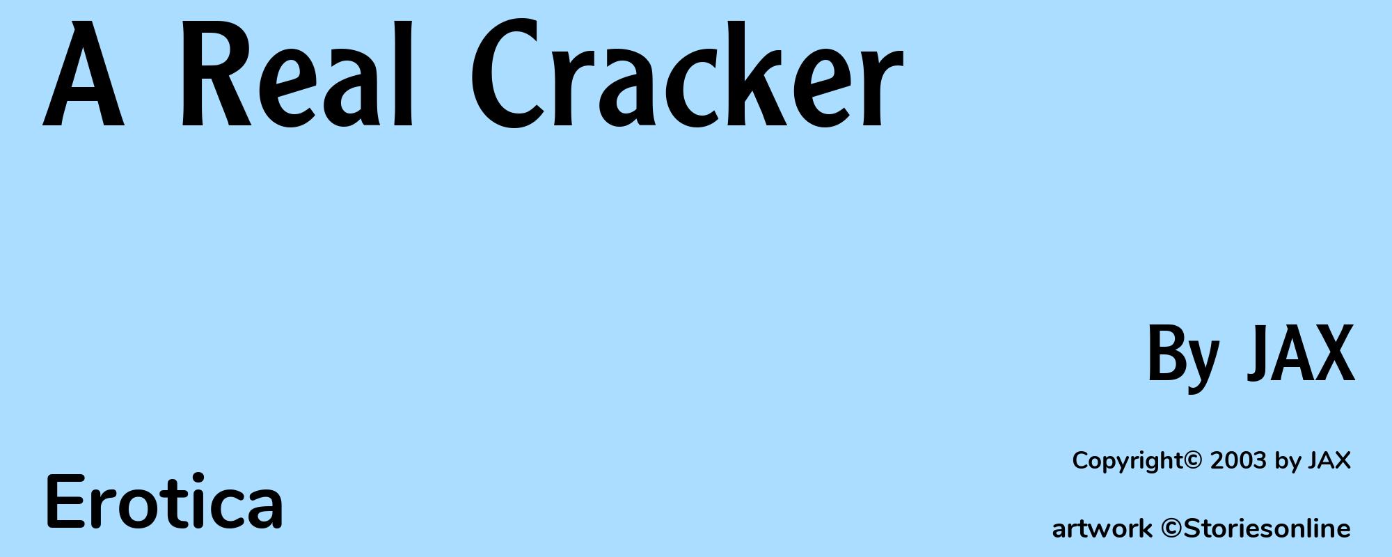 A Real Cracker - Cover
