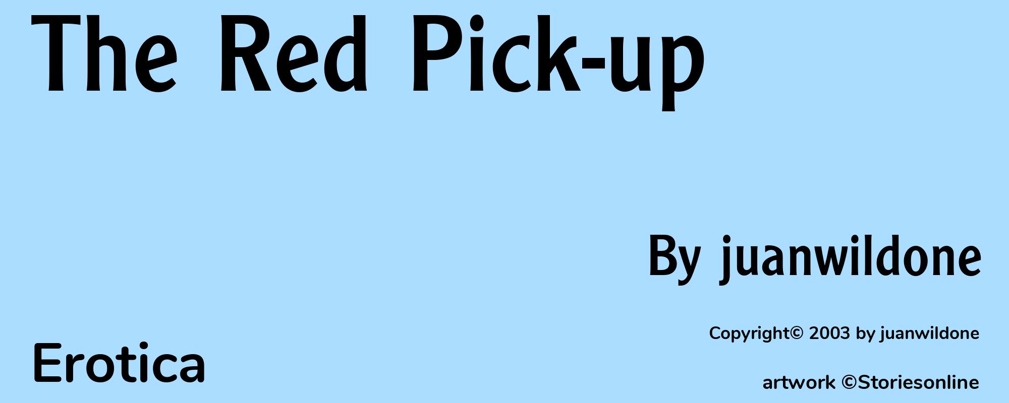 The Red Pick-up - Cover