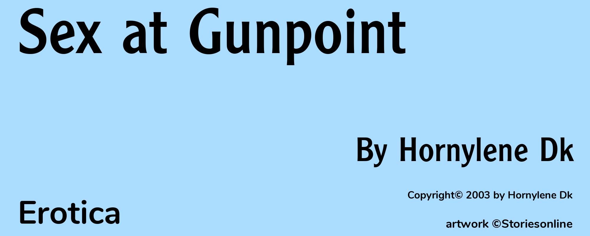 Sex at Gunpoint - Cover