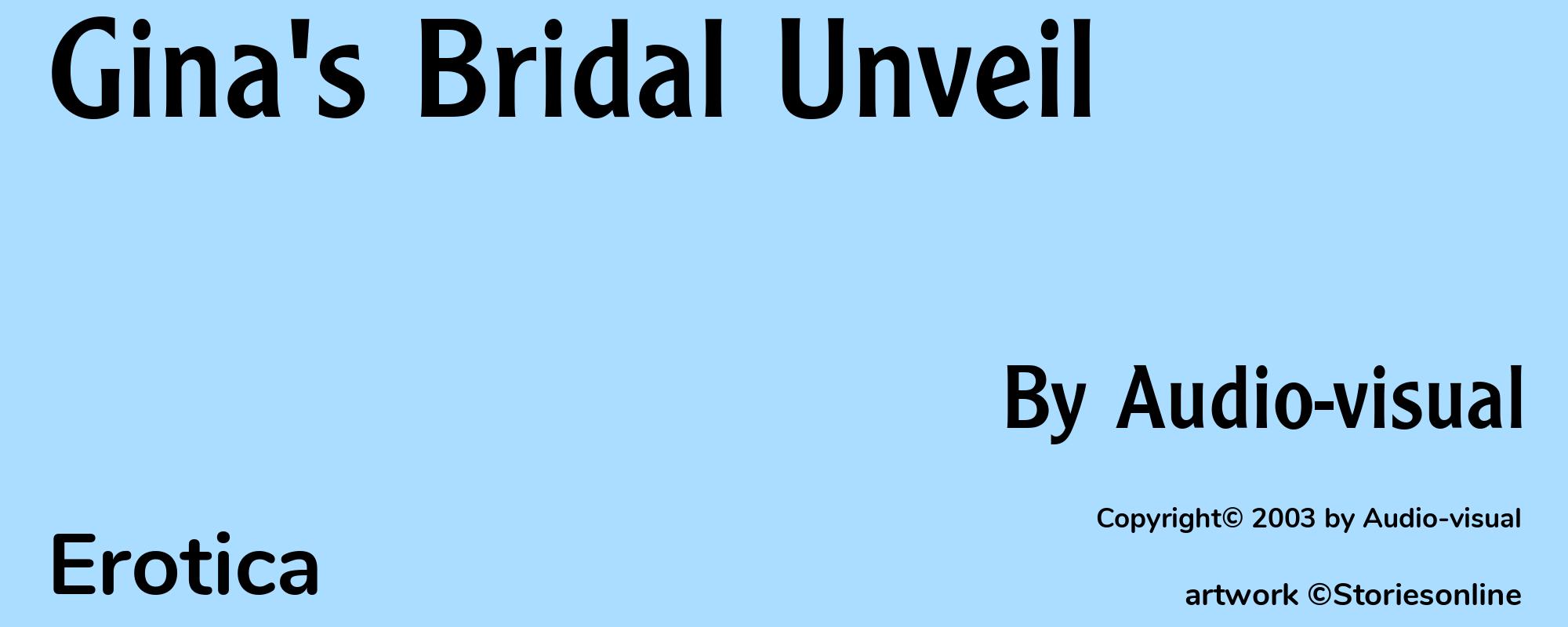 Gina's Bridal Unveil - Cover