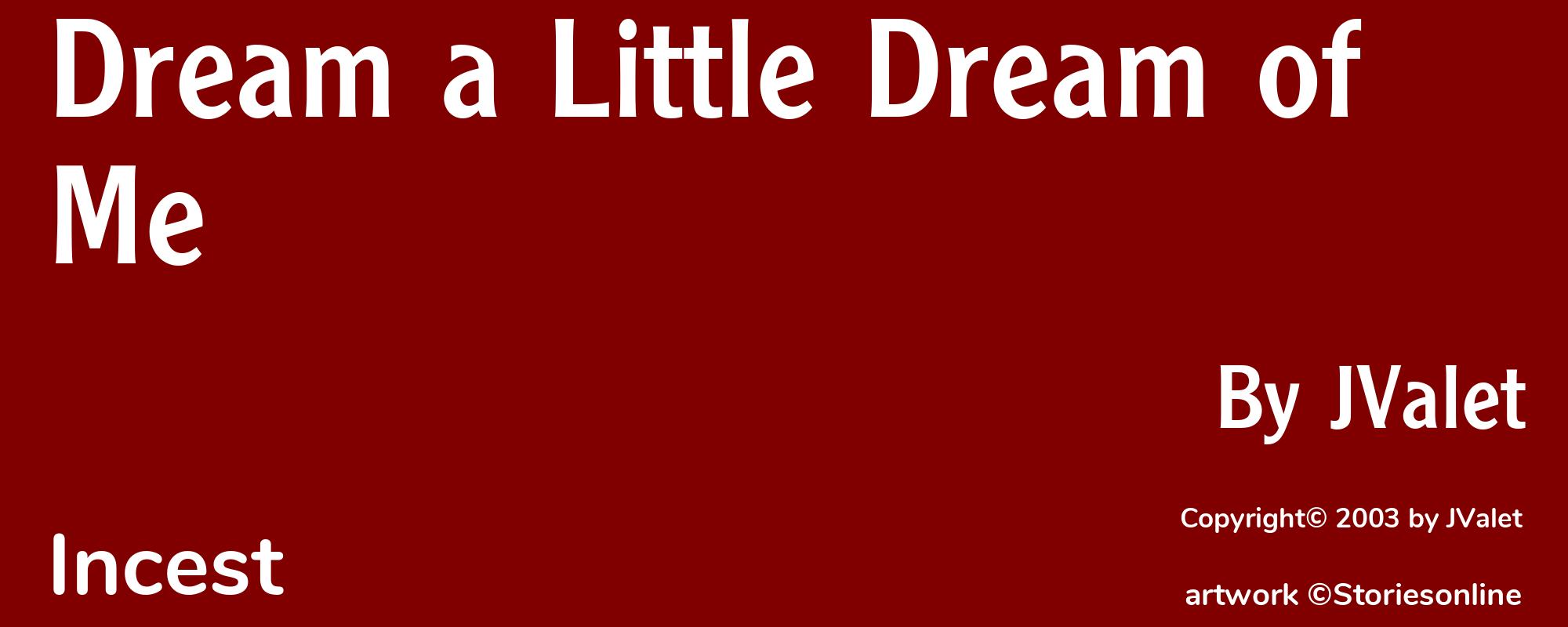 Dream a Little Dream of Me - Cover