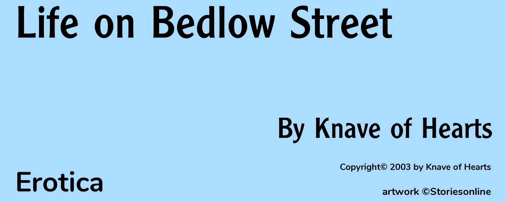 Life on Bedlow Street - Cover