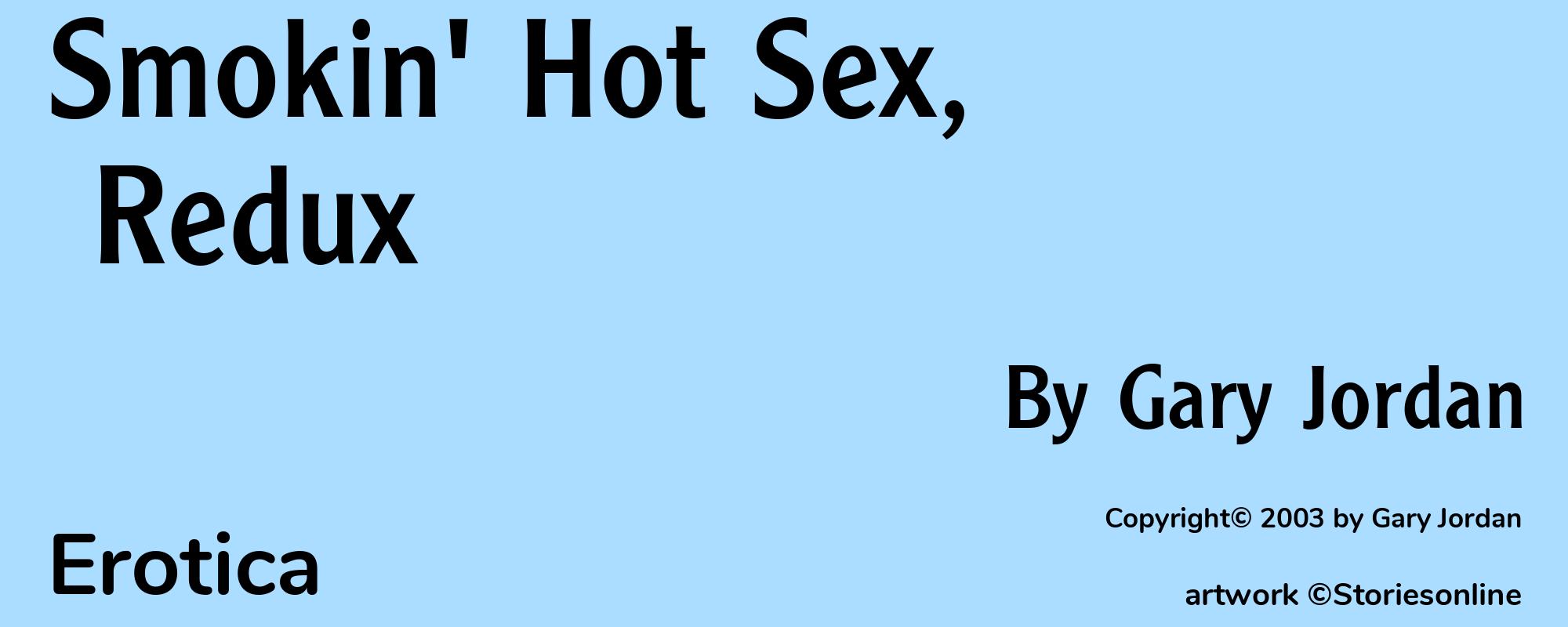 Smokin' Hot Sex, Redux - Cover