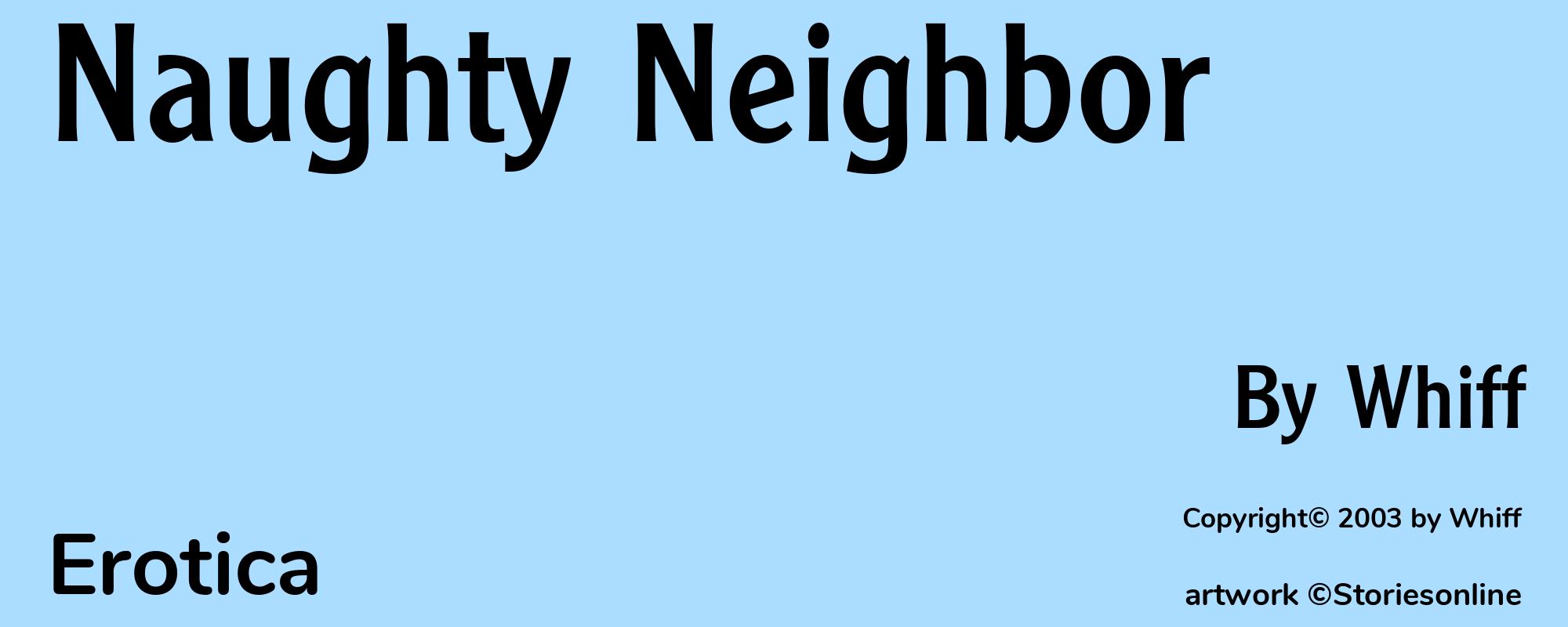 Naughty Neighbor - Cover