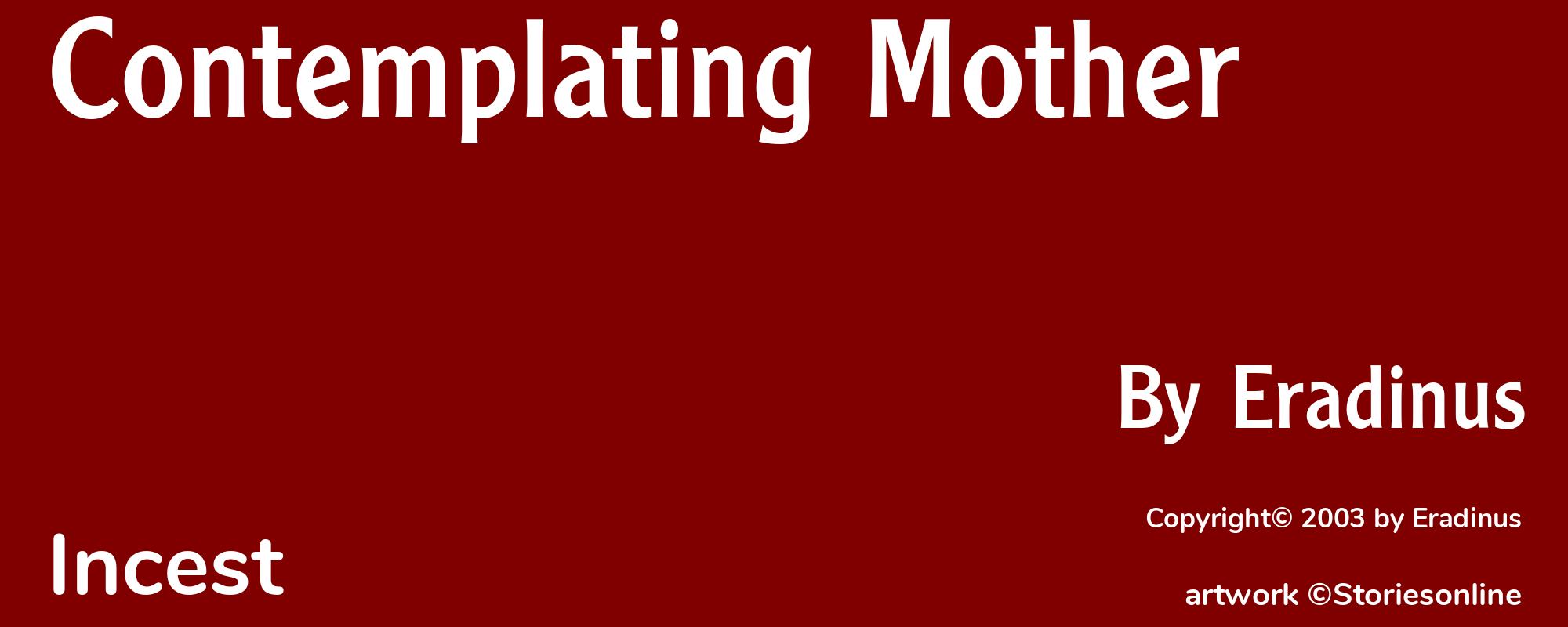 Contemplating Mother - Cover