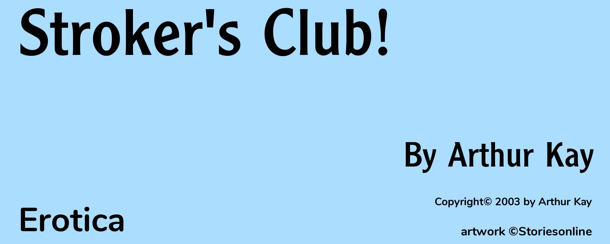 Stroker's Club! - Cover