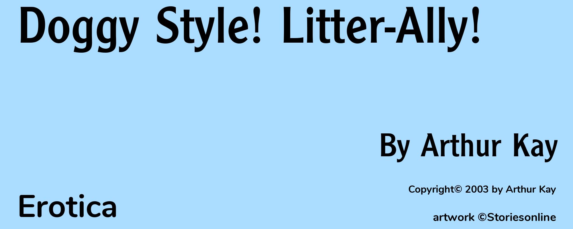 Doggy Style! Litter-Ally! - Cover