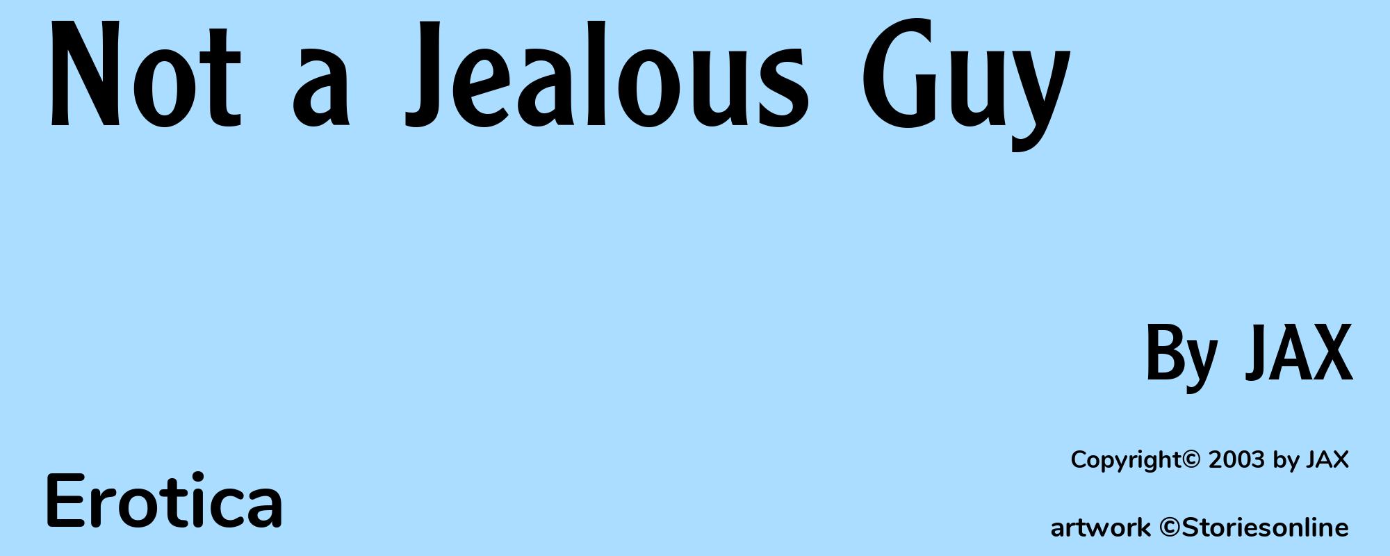 Not a Jealous Guy - Cover