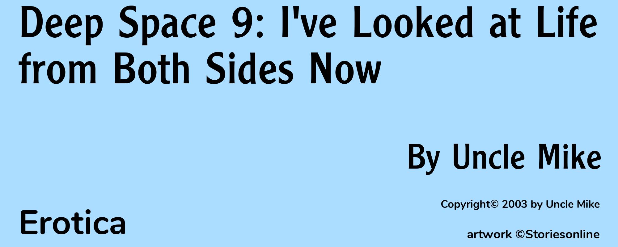 Deep Space 9: I've Looked at Life from Both Sides Now - Cover