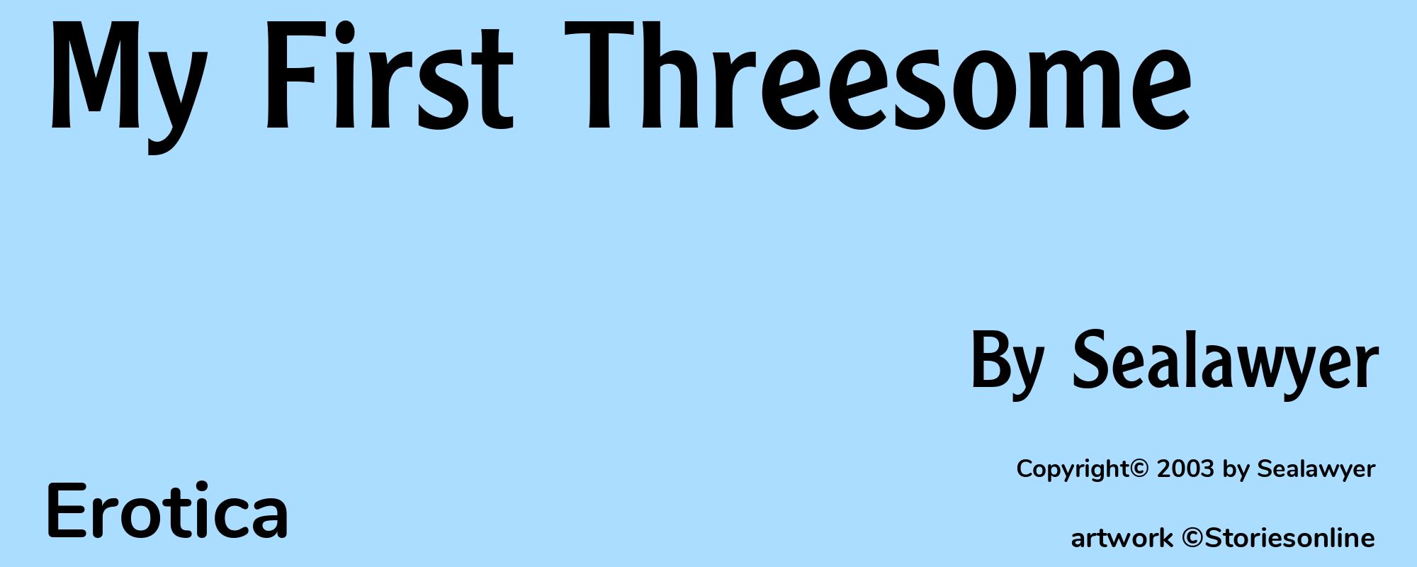 My First Threesome - Cover