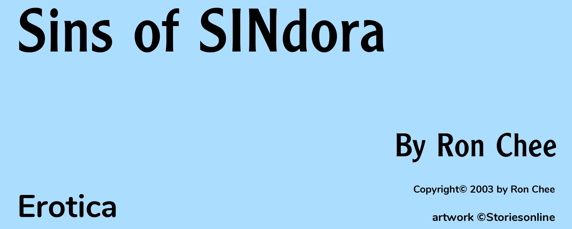 Sins of SINdora - Cover