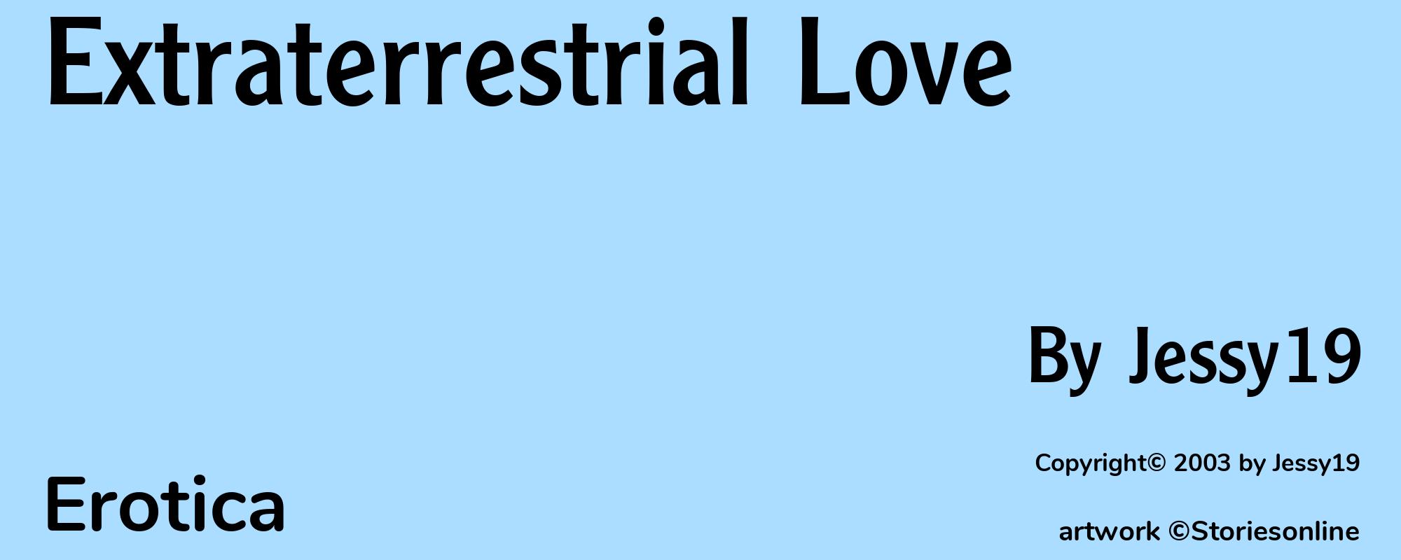 Extraterrestrial Love - Cover