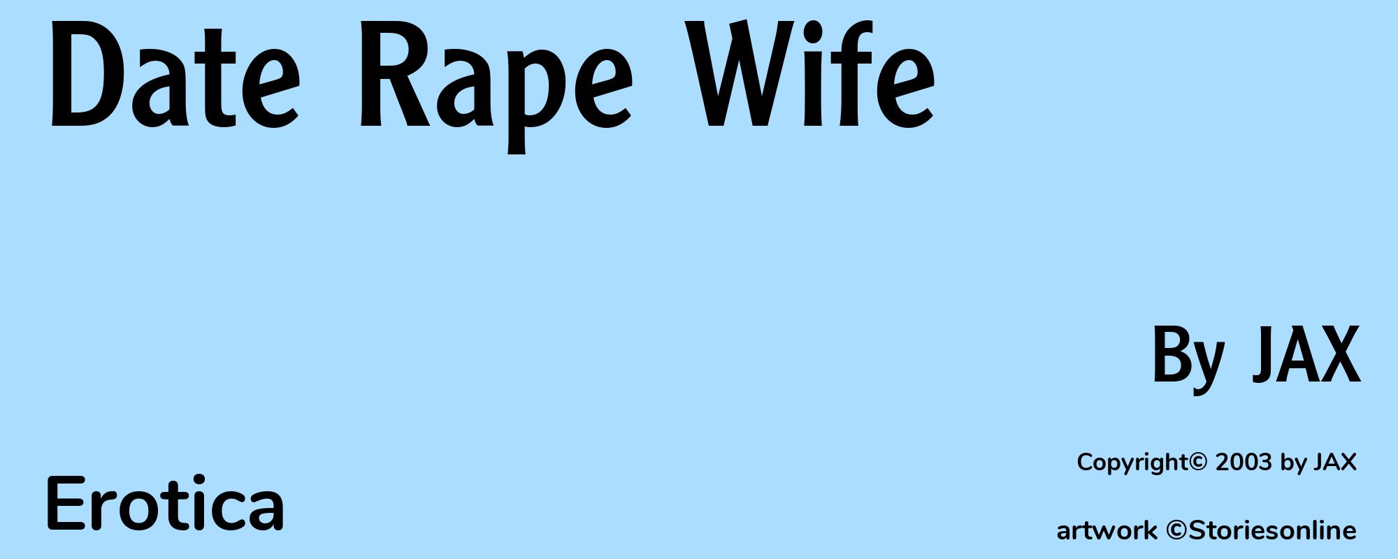 Date Rape Wife - Cover