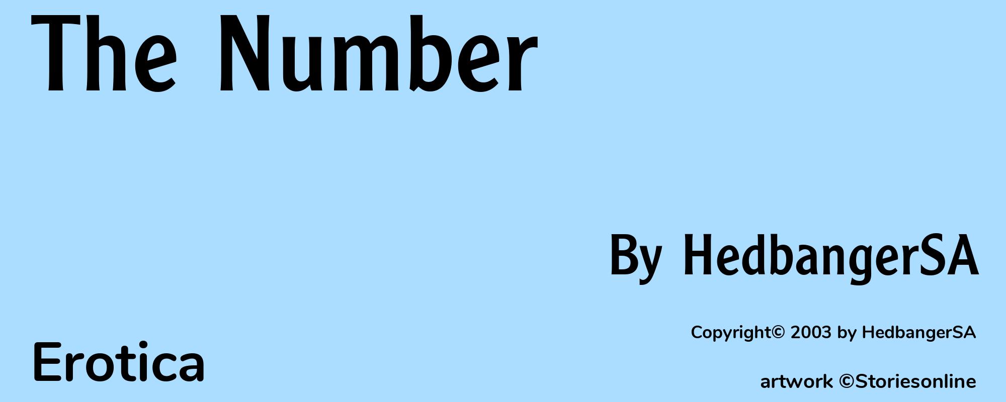 The Number - Cover
