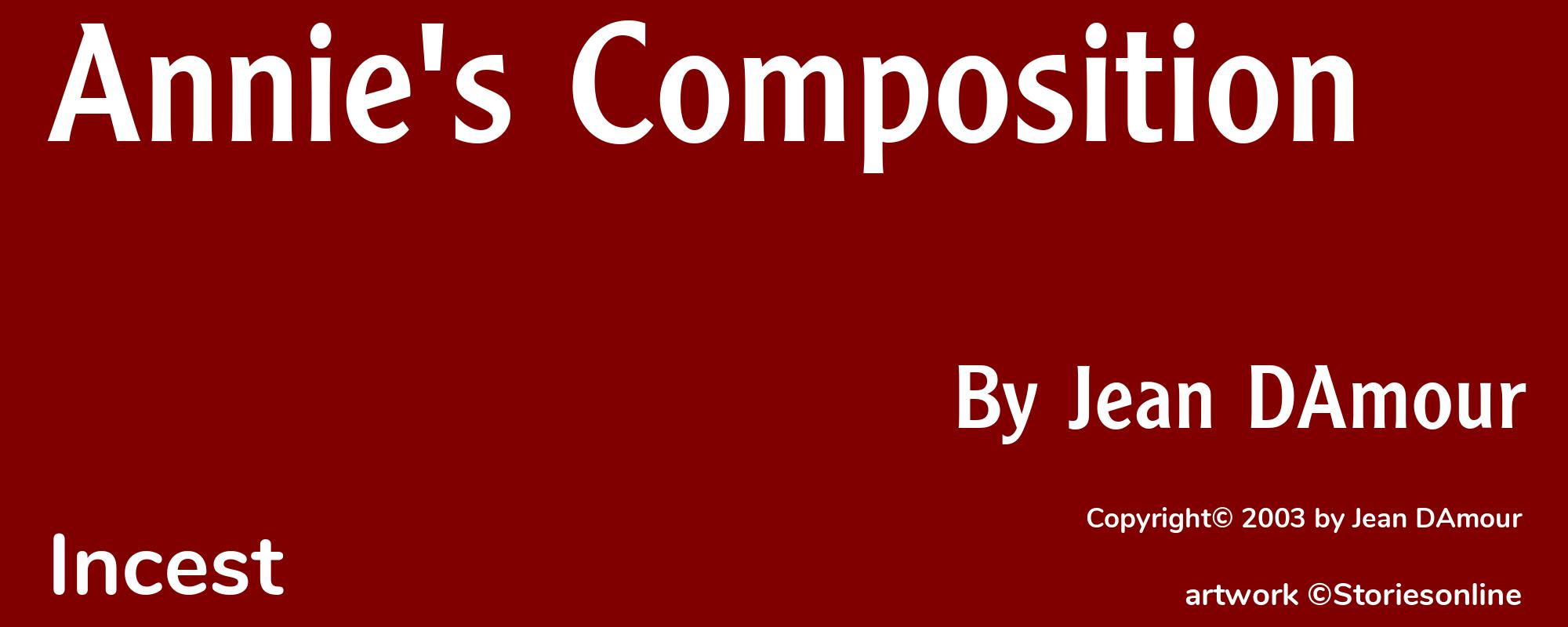 Annie's Composition - Cover